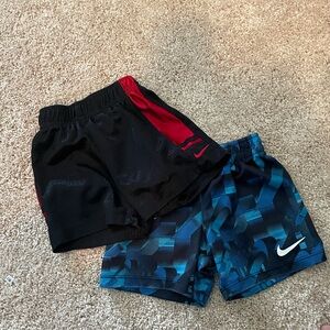 TWO NIKE SHORTS